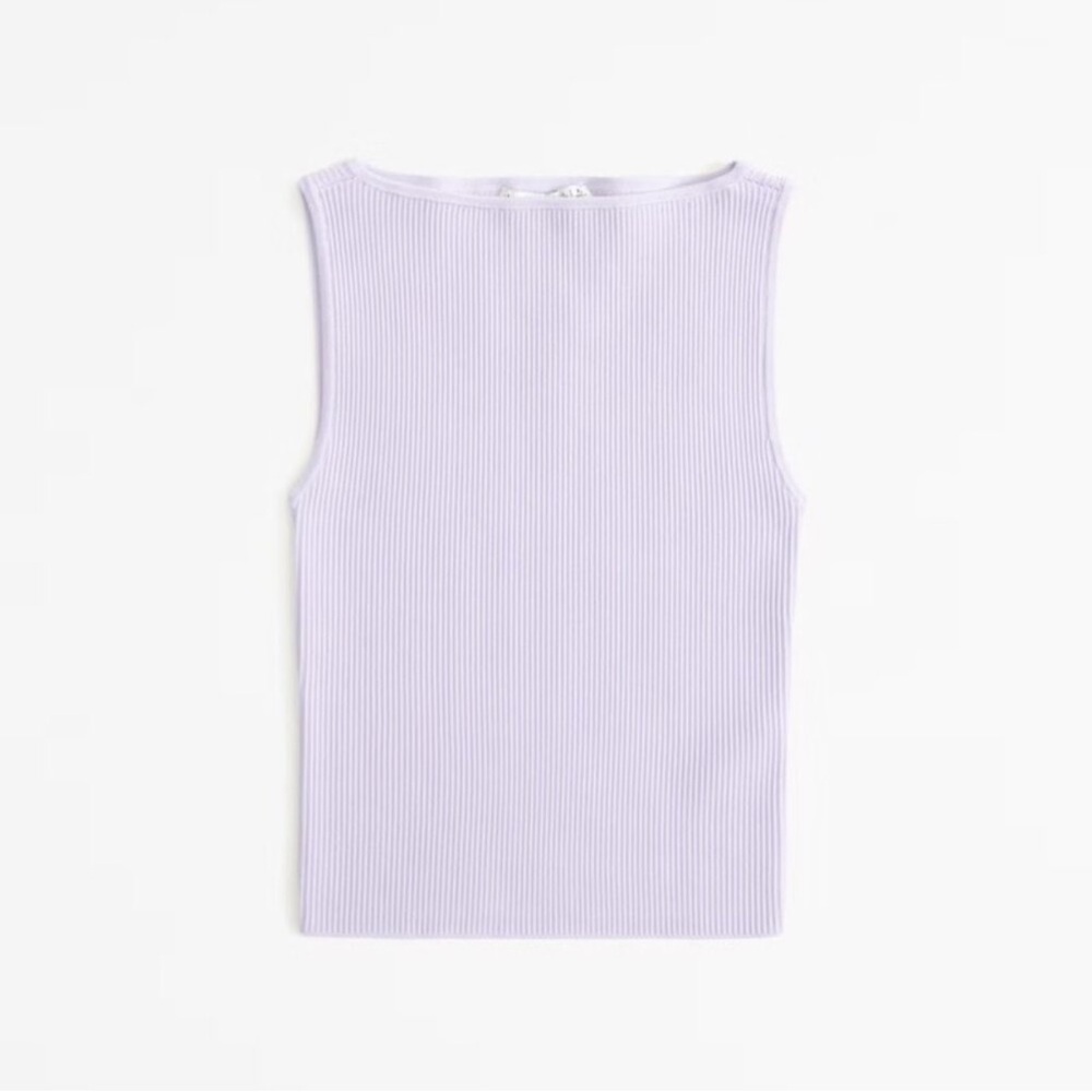 Abercrombie & Fitch Lavender Ribbed Tank Top